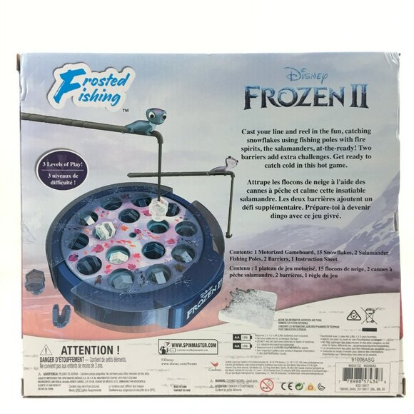 Disney Frozen 2 Frosted Fishing Snowflake Catching Game - Picture 3 of 10